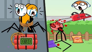 DOP: DIE OR PARTY vs THROUGH THE WALL - All Levels Satisfying STICKMAN MObile Gameplay ios screenshot 4