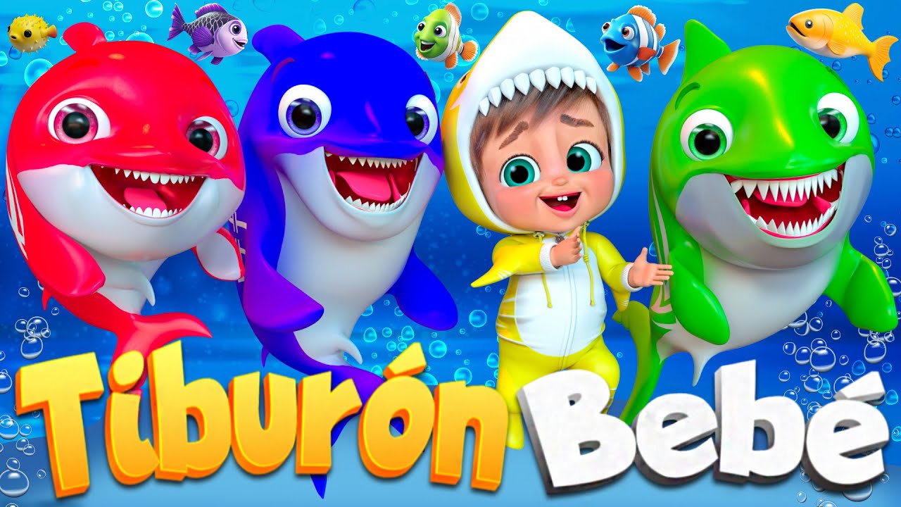 Bebé Tiburón y la Fiesta del Mar | canciones infantiles y rimas infantiles  @SuperLucaEspanol