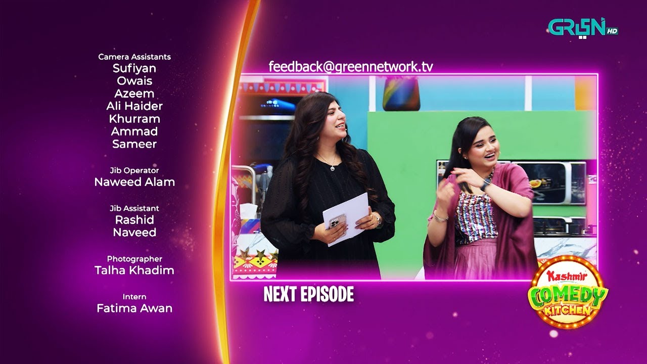 Kashmir Comedy Kitchen - Ep 09 - Teaser "17th October 2025"( Chef Saadat & Faiza Saleem ) Green TV
