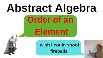 Definition of the Order of an Element in a Group and Multiple Examples