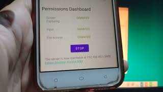 Remote control your Android phone from your computer (android vnc server - the phone is a hotspot) screenshot 3