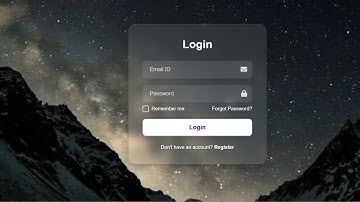 ✨ Modern Glassmorphism Login Form UI: Pure HTML & CSS Tutorial