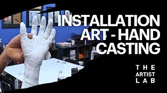 Hand Plaster Casting | Installation+Mix Medium