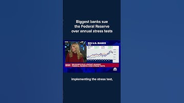 Big banks sue the Federal Reserve over annual stress tests