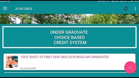 Datesheet U.G 1st sem regular (cbcs) | jammu University