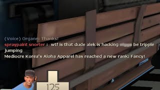 Might be the weirdest hackusation I've gotten in TF2