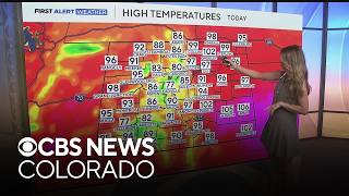 Staying hot across Colorado, but much needed changes arrive mid-week