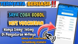 Cara Bobol Wifi Voucheran 2024 - Belum Ada Yang Tau Cara Ini