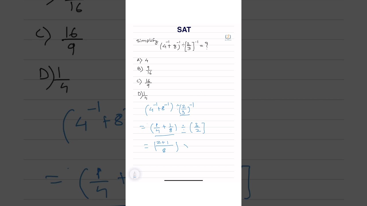 Simplify 4 8 2 3 Negative Exponents Made Easy Maths