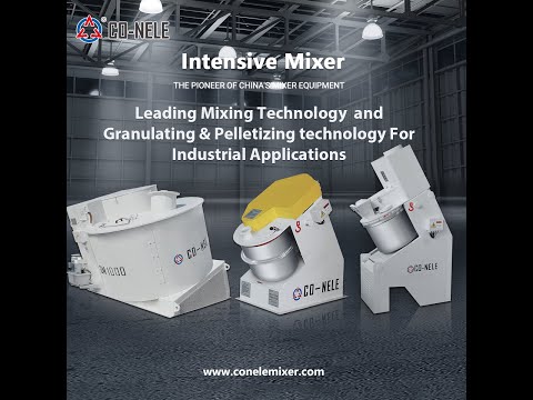 CEL/CR Laboratory Granulating and Pelletizing Mixers - CONELE