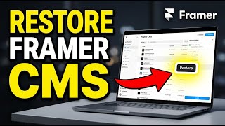 How to restore Framer CMS entries after publishing mistakes - Quick Tutorial