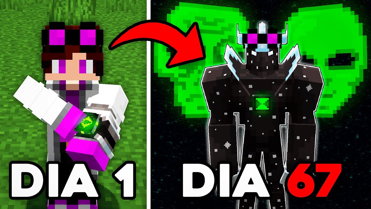 tenho os PODERES DO BEN 10 NO MINECRAFT