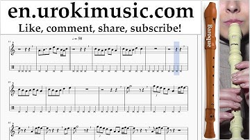 How to Play Recorder (B.) Dua Lipa - New Rules Tabs Part#2 um-i352