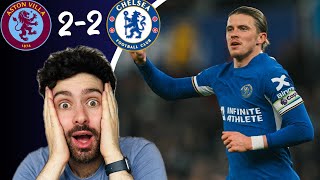 Chelsea ROBBED Disasi goal by VAR (RANT) | Aston Villa 2-2 Chelsea | Gallagher SCREAMER goal