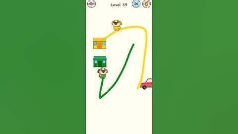 Draw to home Brain Puzzle Level 39,40 #trandinggame #puzzlegame
