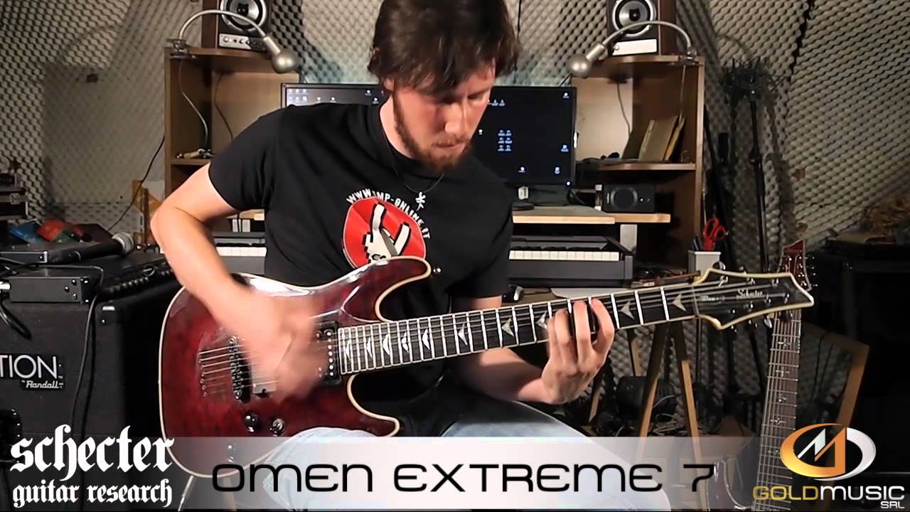 SCHECTER OMEN EXTREME 7 DEMO BY MAURO PAGANELLI