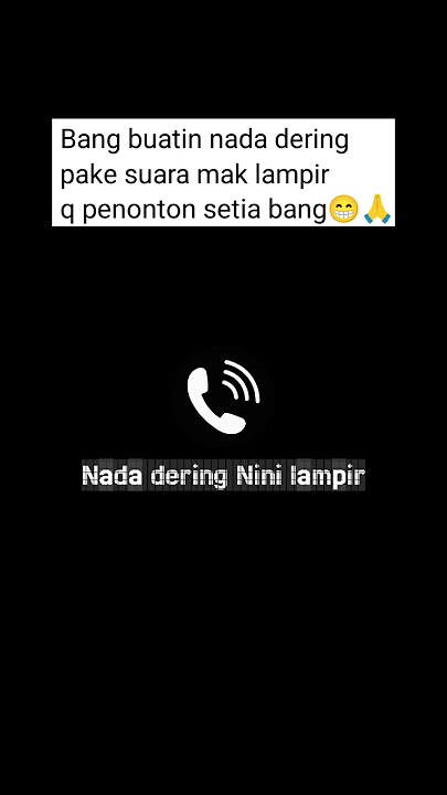 Nada dering mak lampir