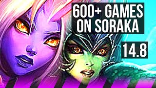 SORAKA & Tristana vs NAMI & Jinx (SUP) | 0/3/22, 600+ games | NA Master | 14.8