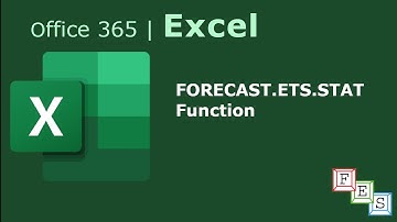 How to use FORECAST.ETS.STAT function in Excel - Office 365