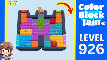 Color Block Jam Level 517 (926) Solution Walkthrough