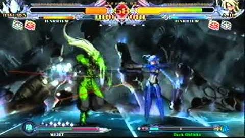 Blazblue Continuum Shift:Dark Obliske(lambda) vs M1201(hakumen)