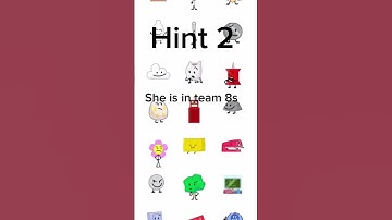 Can you guess the bfdi character?