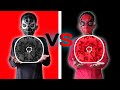 TANTANGAN MAKANAN 1 WARNA / SPIDERMAN MERAH VS SPIDERMAN HITAM LOMBA MAKAN! | Mikael TubeHD