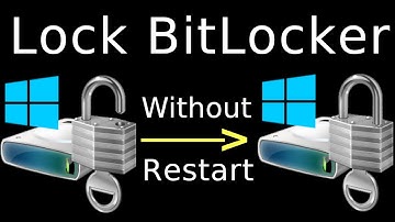 ReLock BitLocker Without Restart | ReLock BitLocker Encrypted Drive in Windows | BitLocker Auto Lock