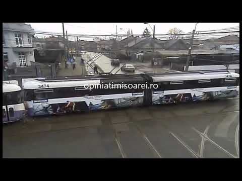 S-au ciocnit doua tramvaie la Timisoara