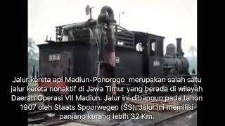《EPISODE 184》Jalur Kereta Api Ponorogo - Madiun Tempo Dulu 1970 - 1984 Tahun Ditutup Karena Kalah.