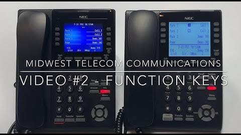 Video #2 - Function Keys