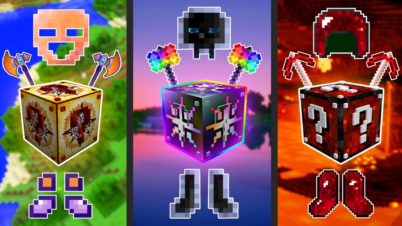 DESCOBRI A LUCKY BLOCK INCA COM OS MELHORES ITENS DO MINECRAFT 