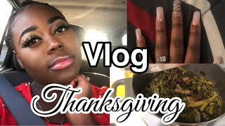 Vlog #7: Thanksgiving | Beauty Maintenance | New Hair | Mom Life | Samone's Life