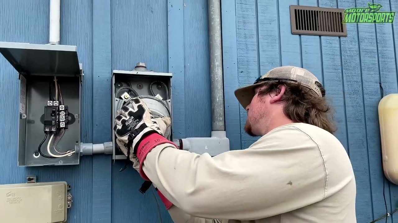 How i Wired My Metal Building Myself And Im NOT An Electrican! - YouTube