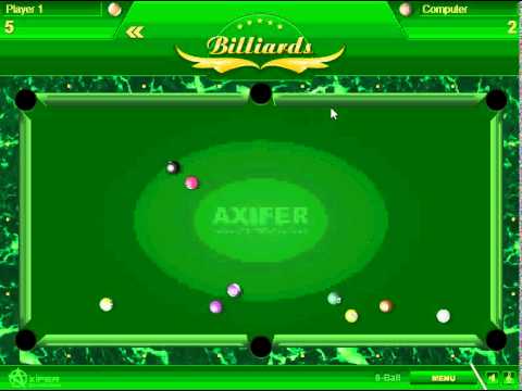 Billiards no Click Jogos: 8-Ball e Straight Pool 