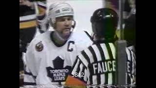Rick Tocchet Hit Dave Ellett Nov. 71992
