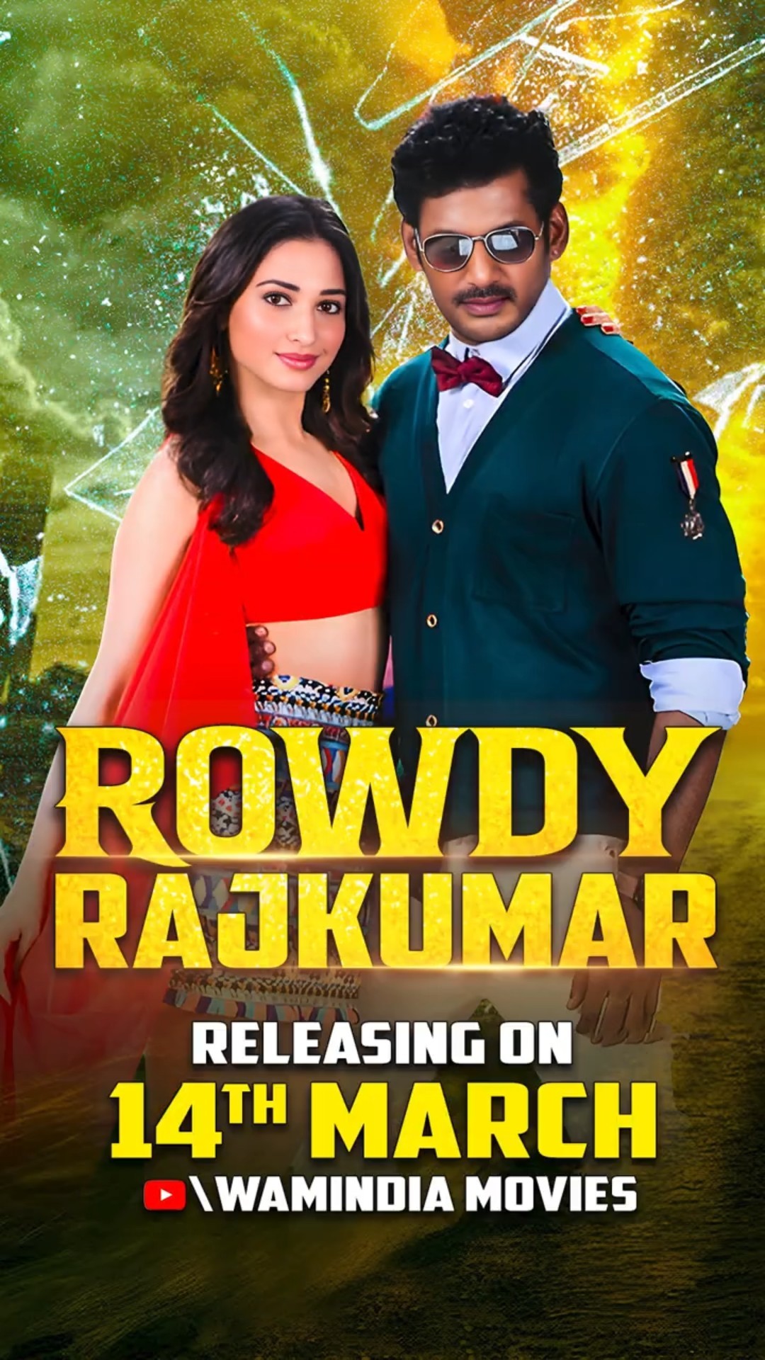 Rowdy Rajkumar | Vishal, Tamannah Bhatia | Releasing On 14th March, 8 PM On @WAMIndiaMovies
