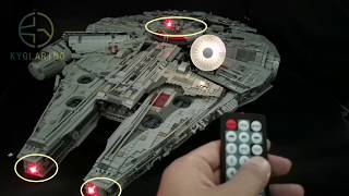 Rc version light kit for lego 75192  Millennium Falcon