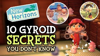 Animal Crossing New Horizons: 10 GYROID SECRETS You Missed! (2.0 Update)