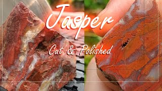 Cut And Polished Red Jasper