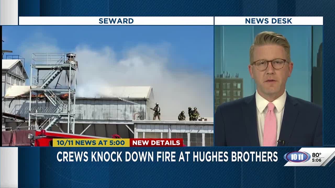 Crews knock down fire at Hughes Brothers manufacturing facility in ...