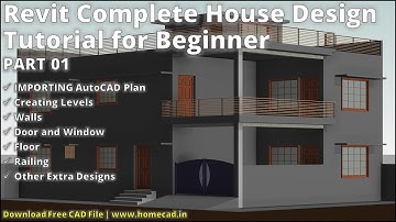 Revit Complete House Design Tutorial for Beginner | Part 01