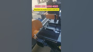 Machine to make bee frame side bars