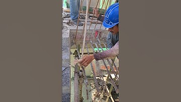 Bending staircase rebar #shorts #construction #skills