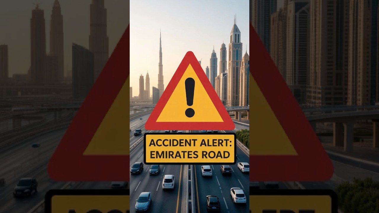 Dubai Police Traffic Alert: Accident on Emirates Road | Delays Expected