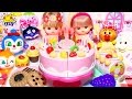 メルちゃん アンパンマン おもちゃのケーキ❤︎おうちでネネちゃんの誕生日会ごっこ遊び❤︎ままごと寸劇♪おやつ プリン クッキー お菓子いっぱいお食事会♪車でプレゼントの宅急便！Mell-chan