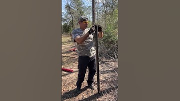 Installeer palen alleen met uw compacte tractorbak!!