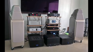 ADCOM GFA-585SE demo at a customer