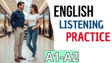 Shopping in the Mall - (Basic Level) English Conversation & Listening Practice