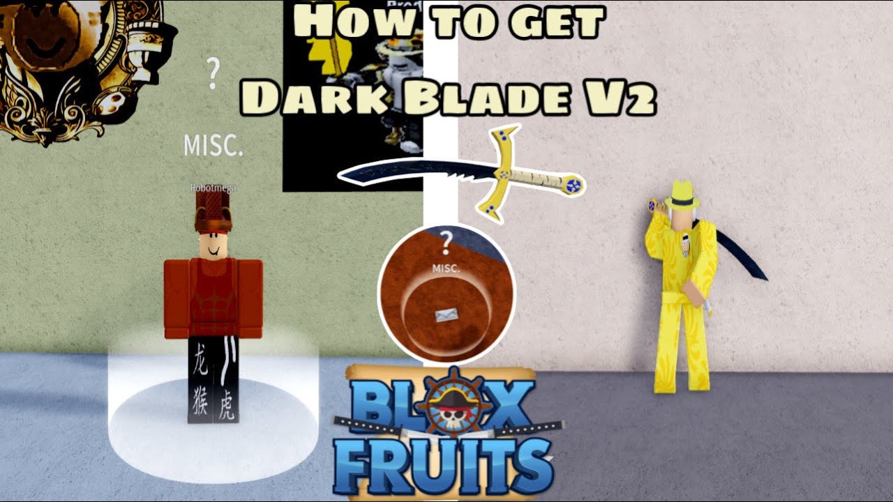 How To Get Dark Dagger Sword ( Dracule Mihawk ) Rip indra Raid Boss +  Showcase In blox Fruits 